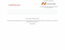 Tablet Screenshot of martieflores.com